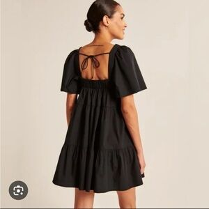 Abercrombie Angel Sleeve Trapeze Mini Dress